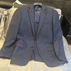 Lauren, Ralph Lauren, Macy’s Men Store Blue Wool Size 40R Sport Jacket